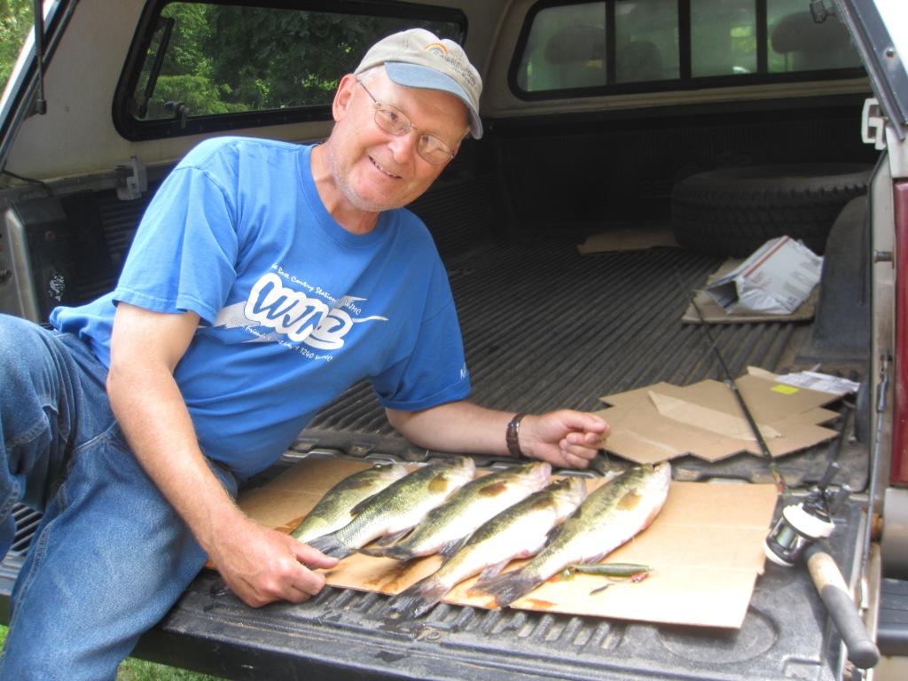 I got these eater bass at a nearby lake, June, 2017.