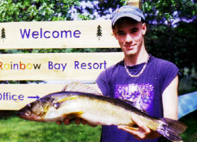 John B. and the other B. boys have caught some of the best walleye on our lake.