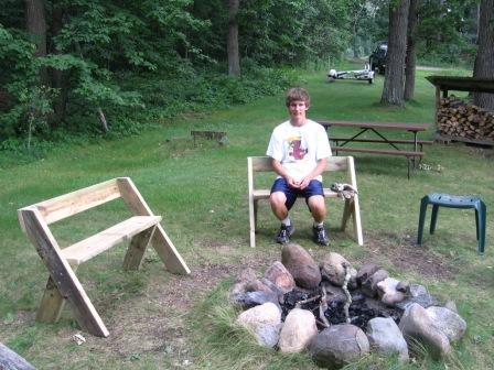 Campfire area.