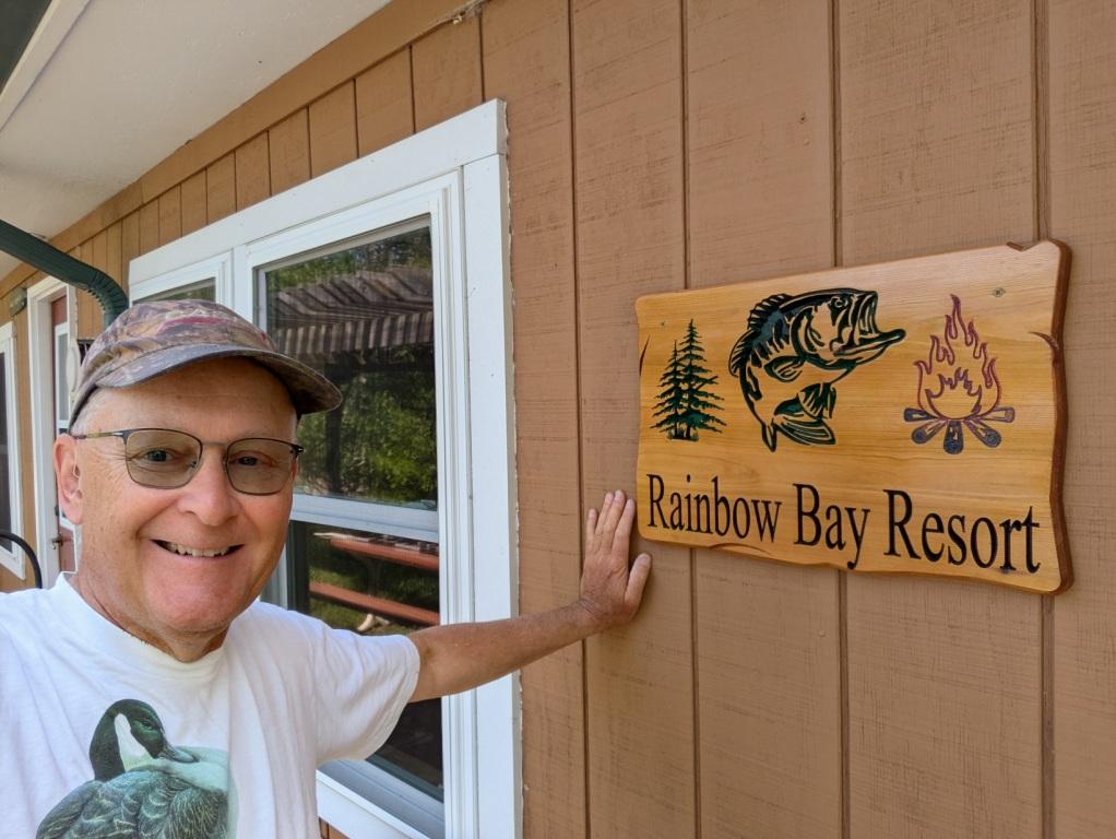 Dave C. has been the coowner and comanager of Rainbow Bay Resort since April 1999. Photo taken in May 2025.